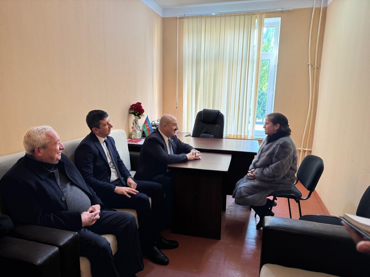 Asif Əsgərov şəhid ailəsini ziyarət edib və vətəndaş qəbulu keçirib - FOTOLAR